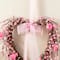 Glitzhome® 17" Valentine's Pink Berry Heart Wreath